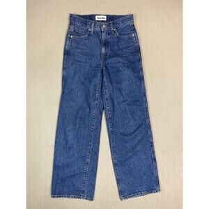 Sun Deh Jeans Womens 0‎ Blue Wide Leg High Rise Relaxed Fit City 90s Denim